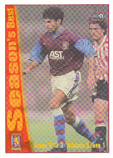 Aston Villa 2 / Athletic Bilbao 1 Aston Villa 1997/98 Futera Fans' Selection #46